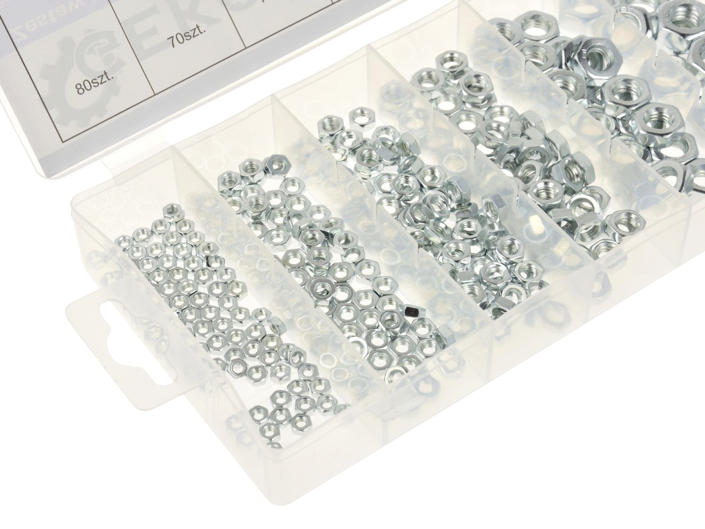 Set de piulițe din inox, 300 bucati, GEKO G02919