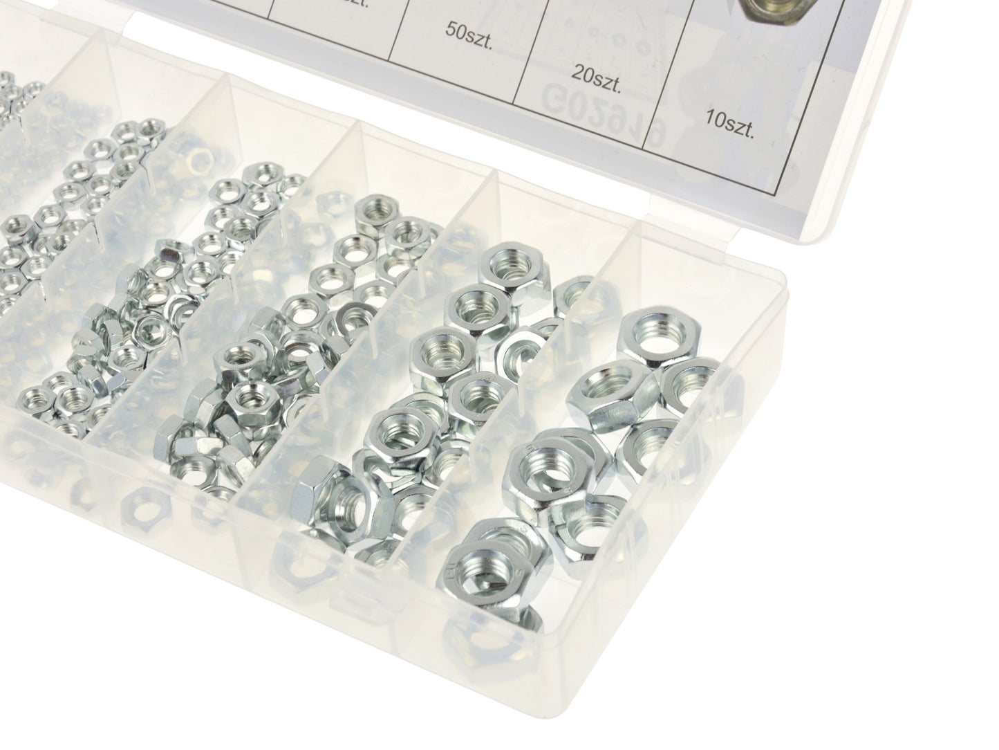 Set de piulițe din inox, 300 bucati, GEKO G02919