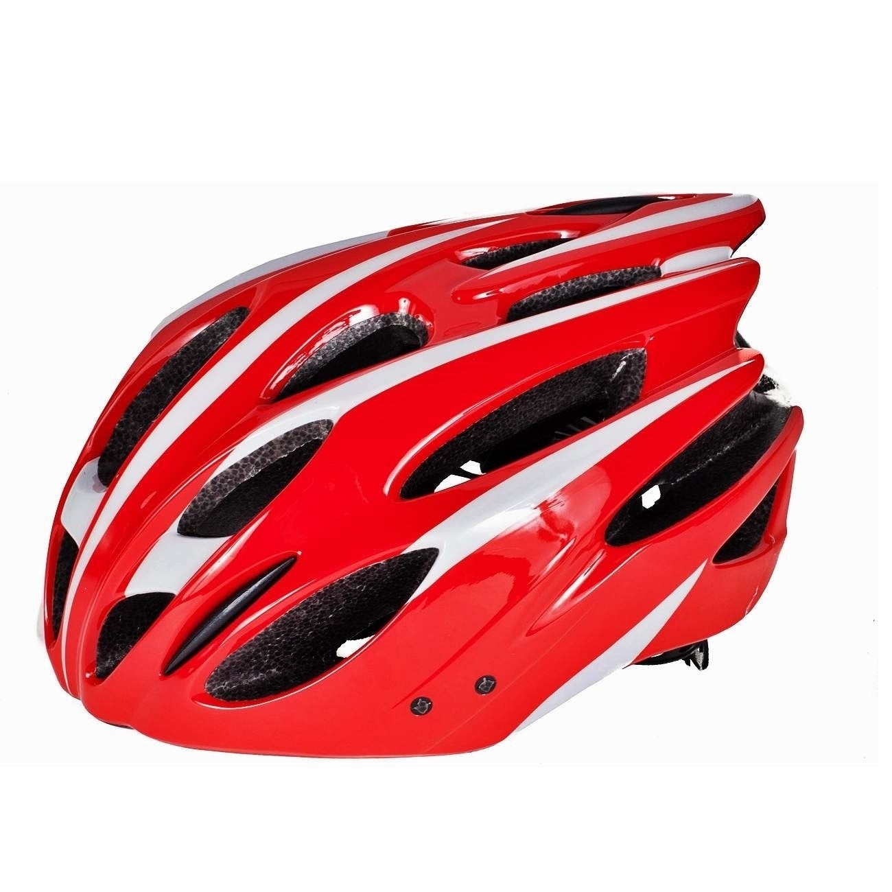 Casca Protectie Ciclism pentru Bicicleta cu 26 Orificii Ventilatie, Model Sporting Rosu, Dimensiuni 55-59cm