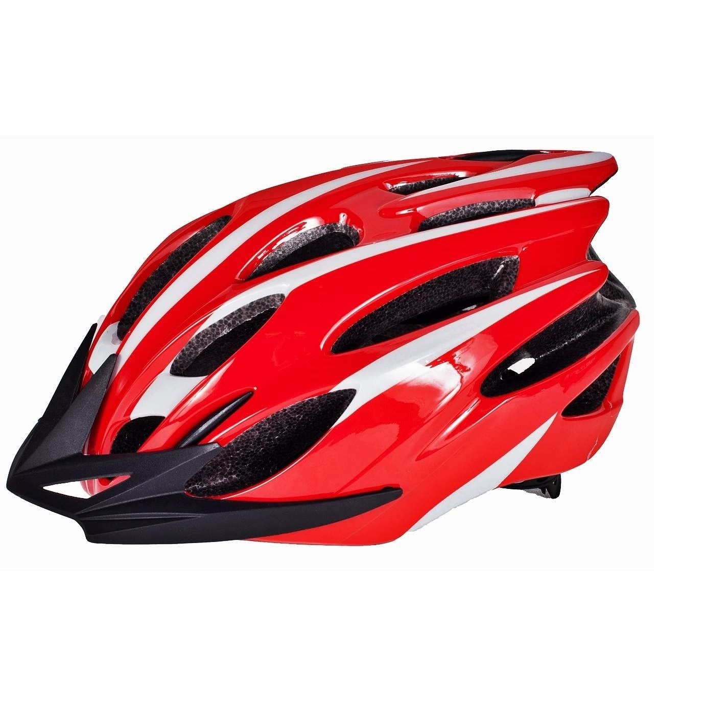 Casca Protectie Ciclism pentru Bicicleta cu 26 Orificii Ventilatie, Model Sporting Rosu, Dimensiuni 55-59cm