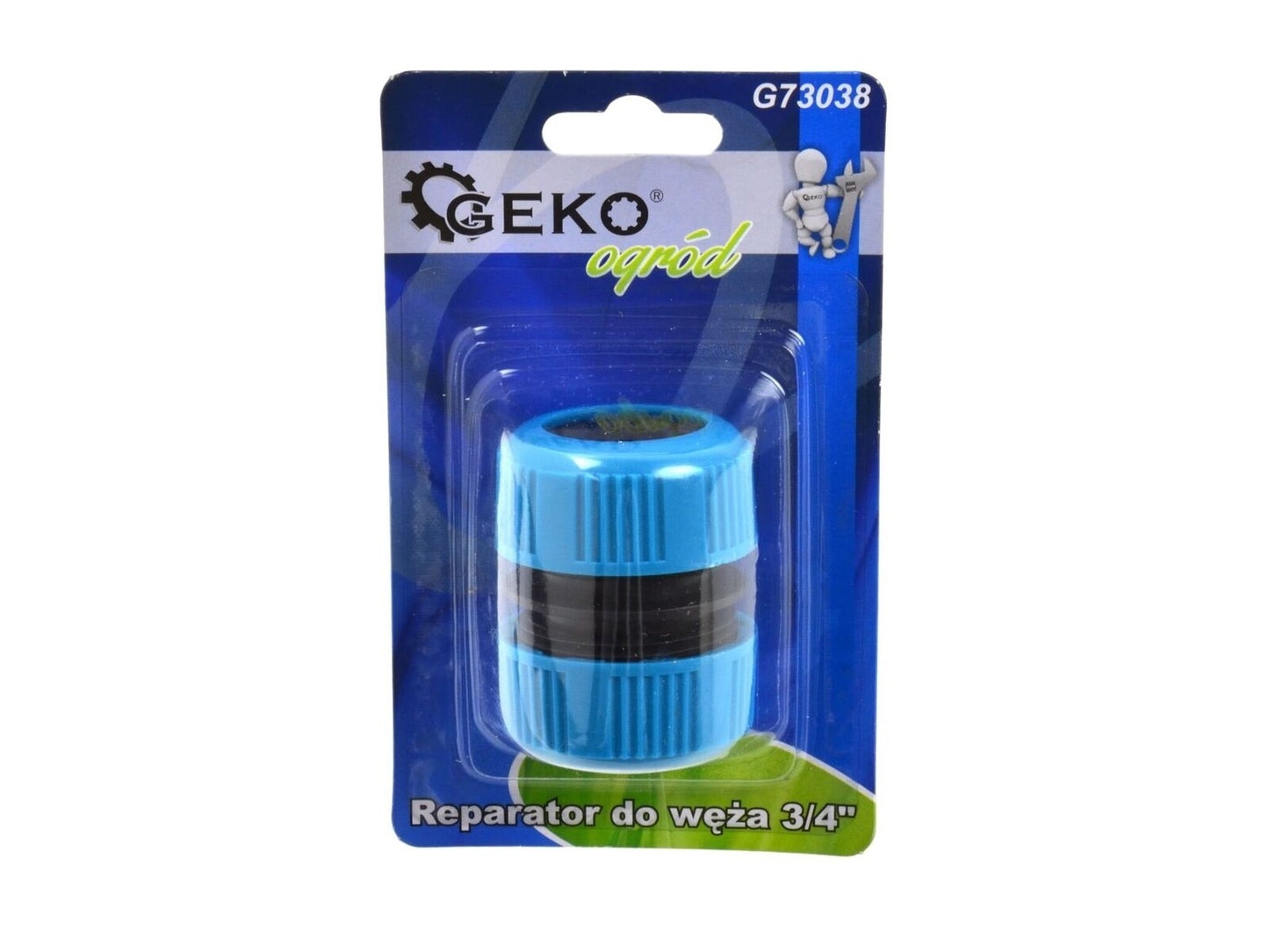 Conector furtun 3/4" blister BLUE LINE, GEKO G73038