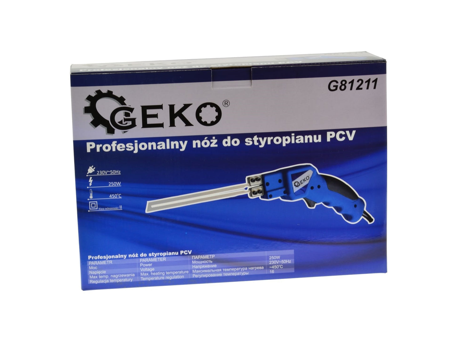 Cutit termic pentru taiat polistiren Geko G81211, taiere 150mm, 250W