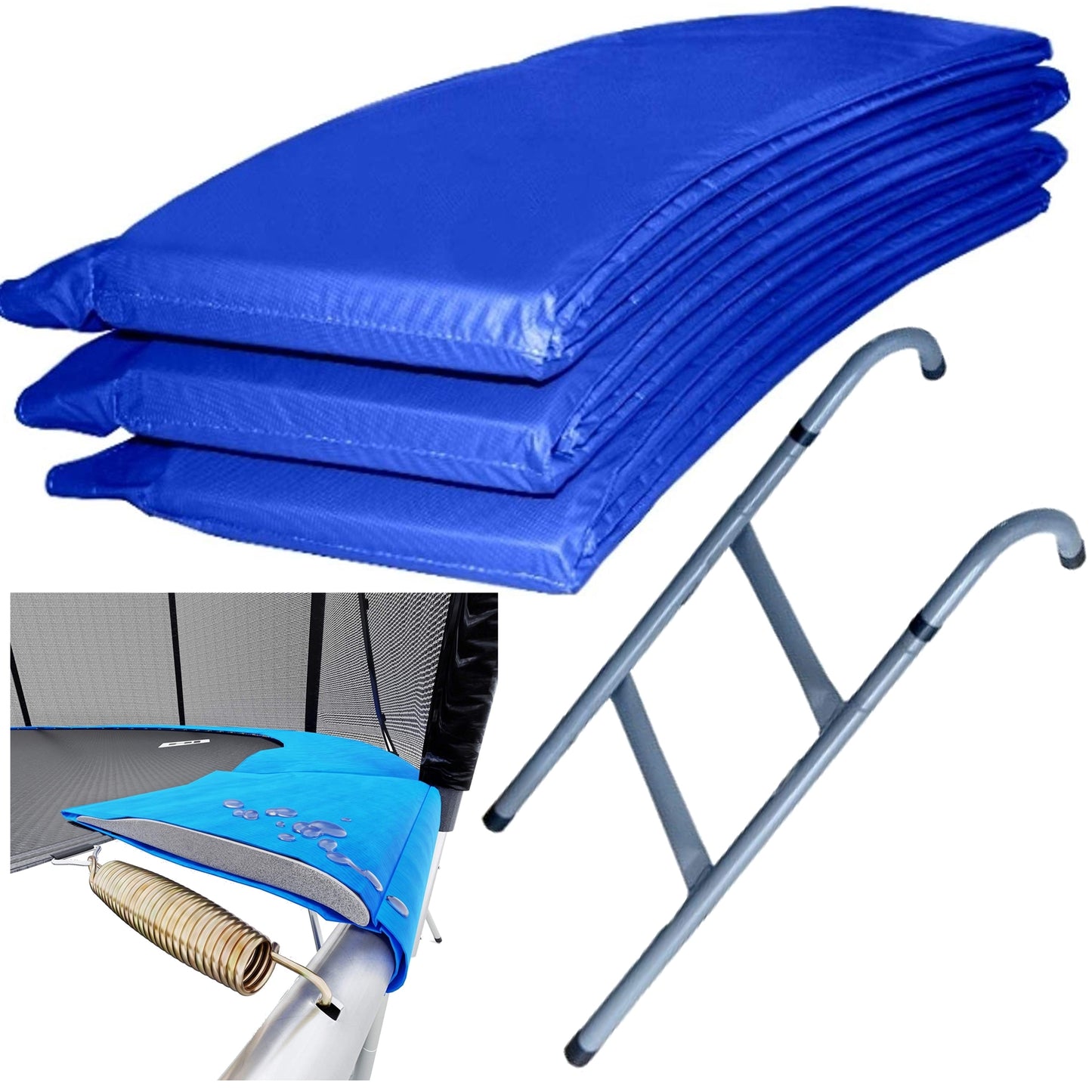 Trambulina cu plasa de protectie exterioara cu diametru de 315 cm, MalTec 102706