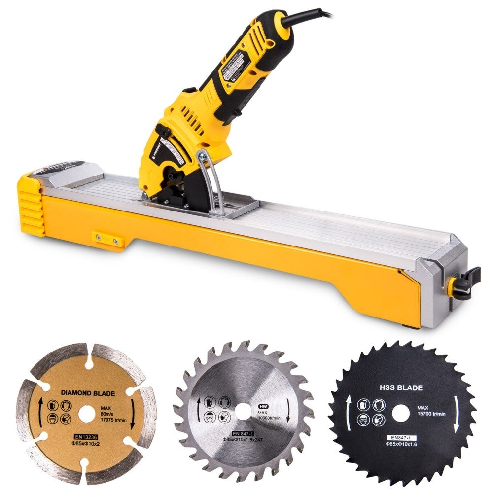 Fierastrau circular de precizie 1200W + GHID, Powermat PM-PPT-1200