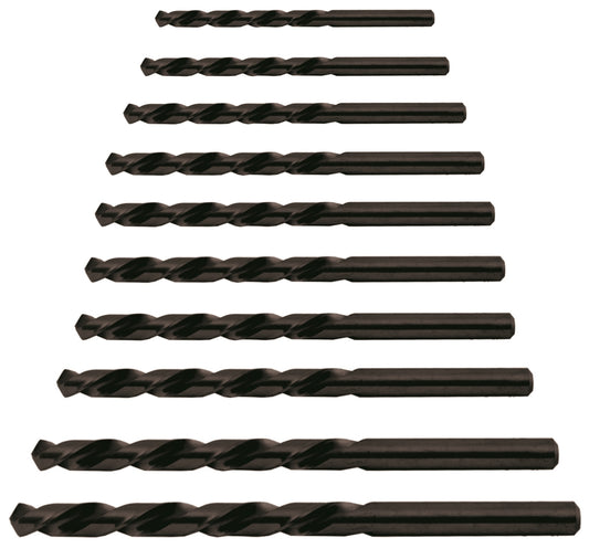 Set burghie 10 bucati Ø1-10mm HSS-R, Raider 157111