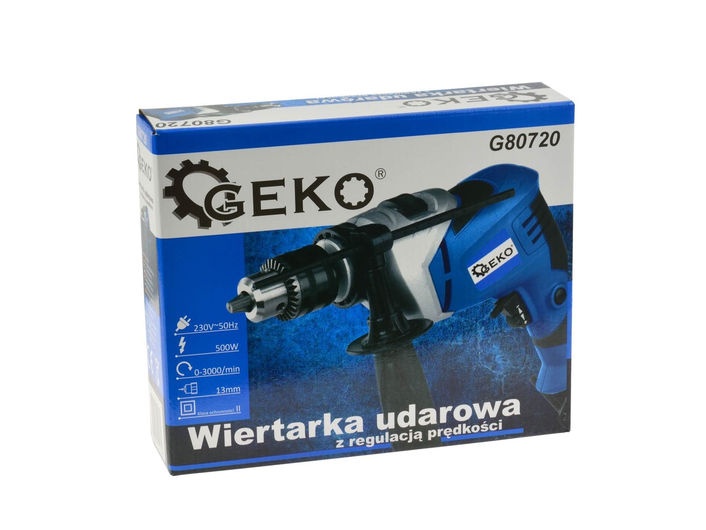 Masina de gaurit cu reglare viteza 13mm 500W, GEKO G80720