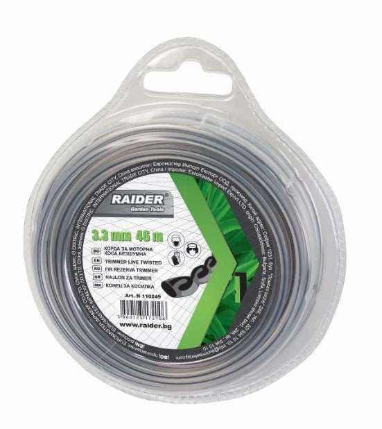 Fir rasucit pentru trimmer Ø4.5mm х 25m, Raider 110251
