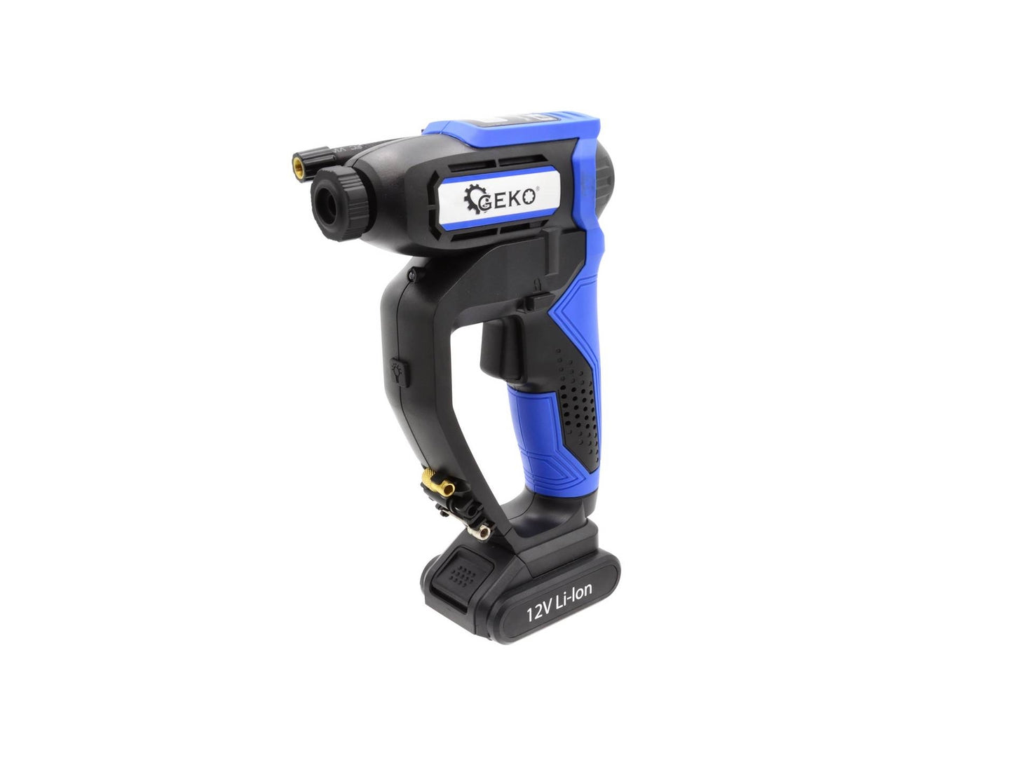 Compresor wireless cu baterii 12V LCD 150PSI, GEKO G80652