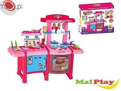 Kuchnia podwójna różowa