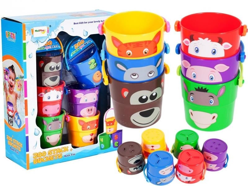 Kubeczki -wiaderka do kąpieli