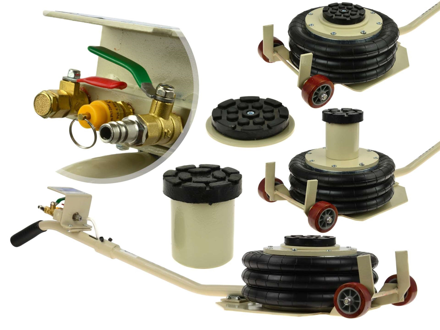 Cric pneumatic 3.5T 150 - 500mm, GEKO G02064