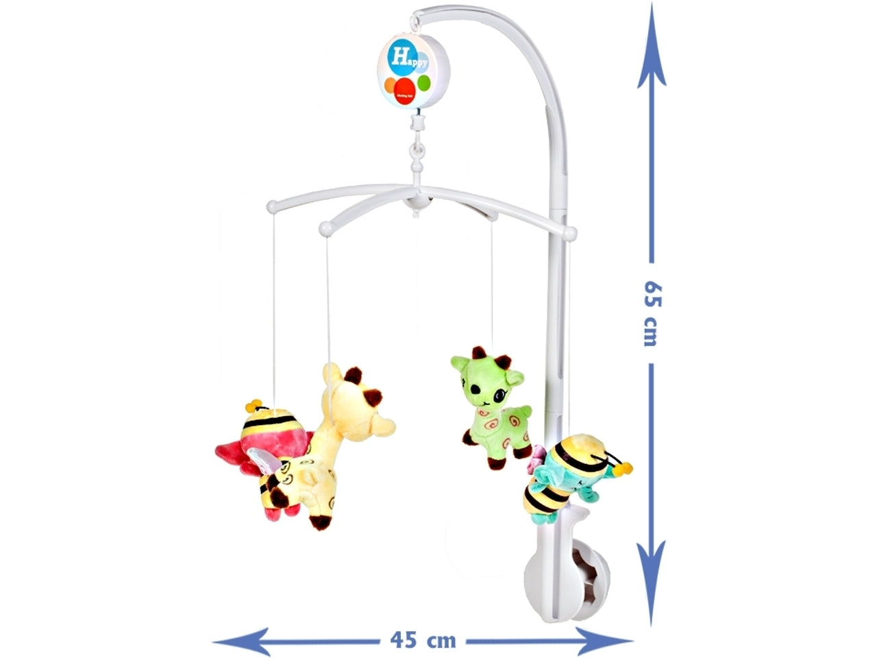 Carusel cu animale de plus, Malplay 100989
