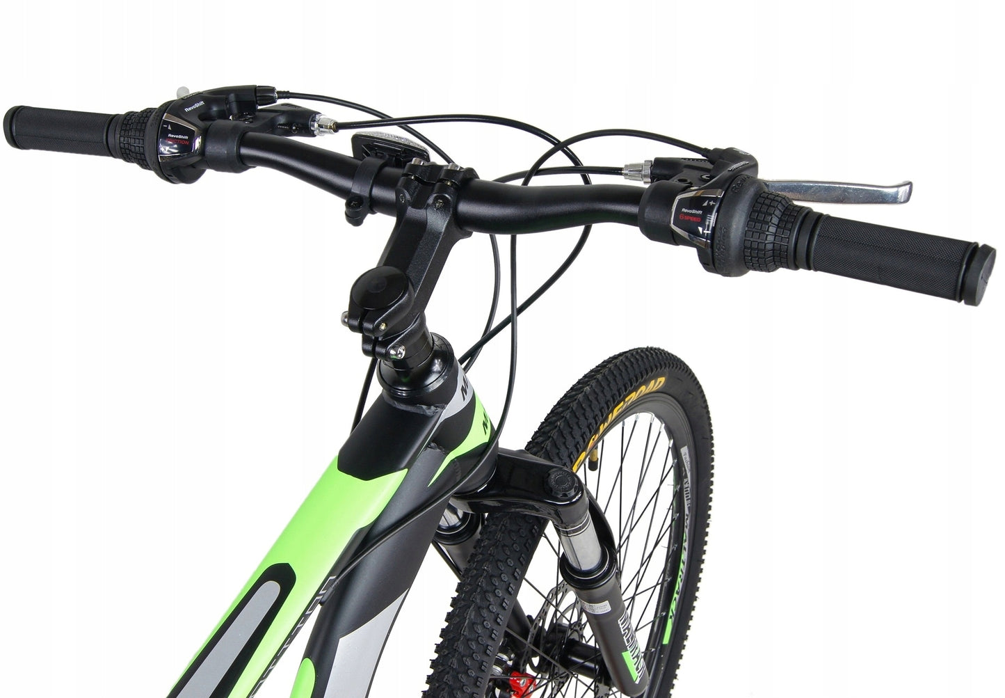Bicicleta MalTrack MTB 26" TEAM-STEEL, culoare negru-verde