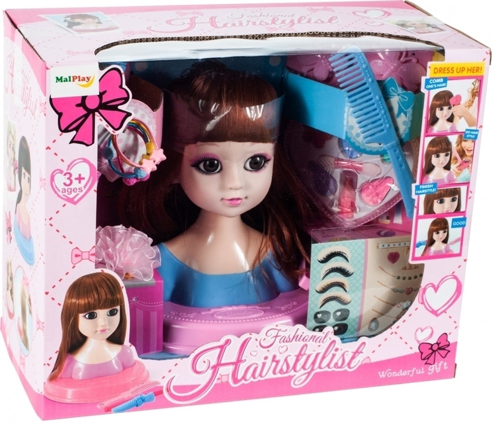 Cap de papusa pentru stilizare, Malplay 107064