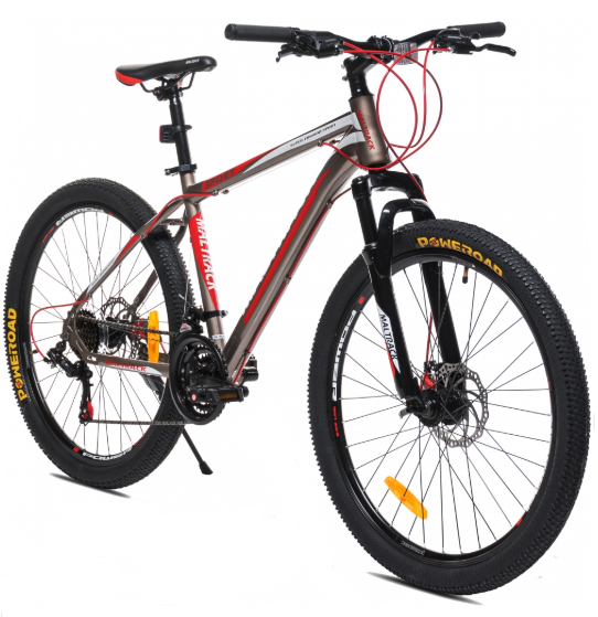 Bicicleta MTB 26" MalTrack SPORT gri/rosu, 107779