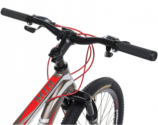Bicicleta MTB 26" MalTrack SPORT gri/rosu, 107779
