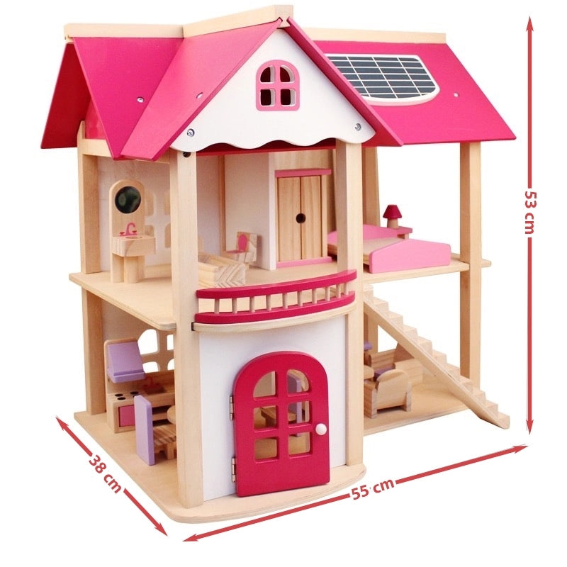 Casa mare de papusi din lemn, Malplay 107362