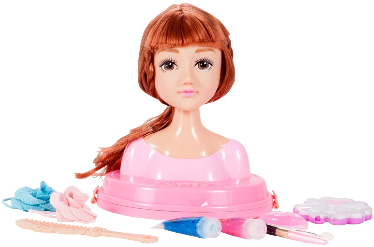 Cap de papusa + accesorii pentru stilizare, Malplay 107745