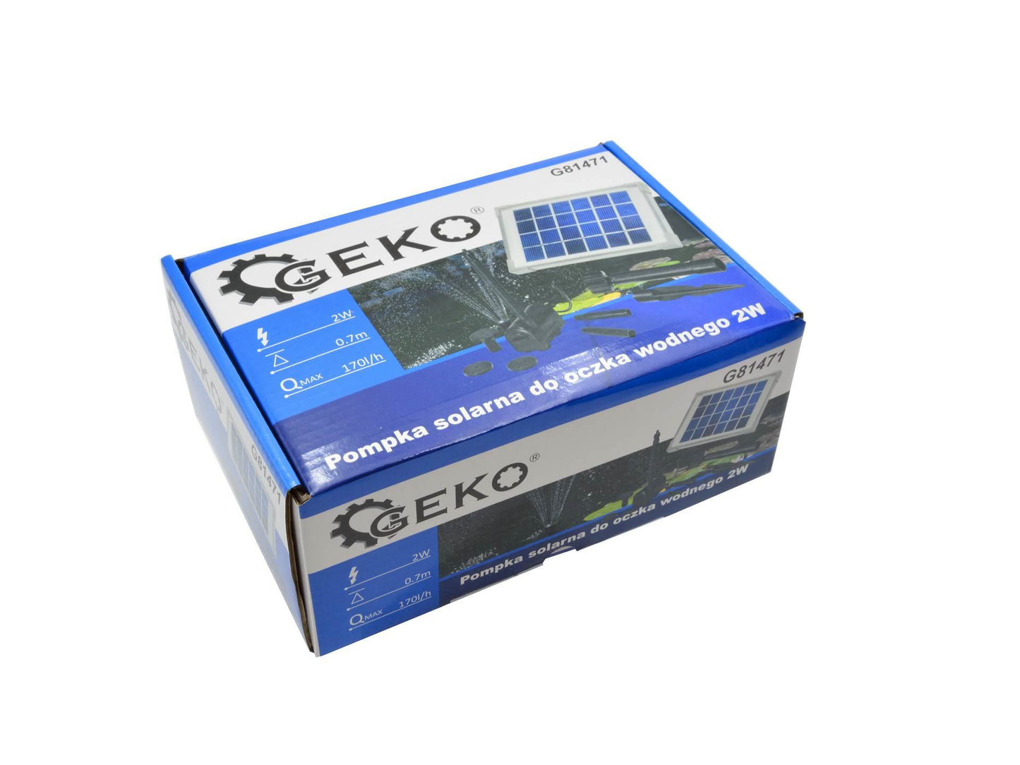 Pompa solara pentru iaz 2W, GEKO G81471
