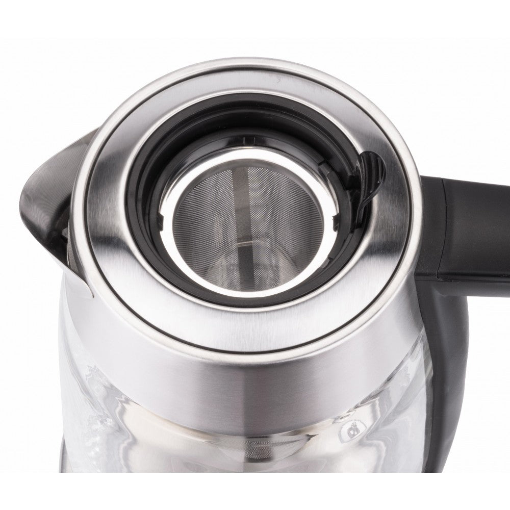 Ceainic cu infuzor din sticla 2200W, Powermat PM-ECB-18-GRGBT