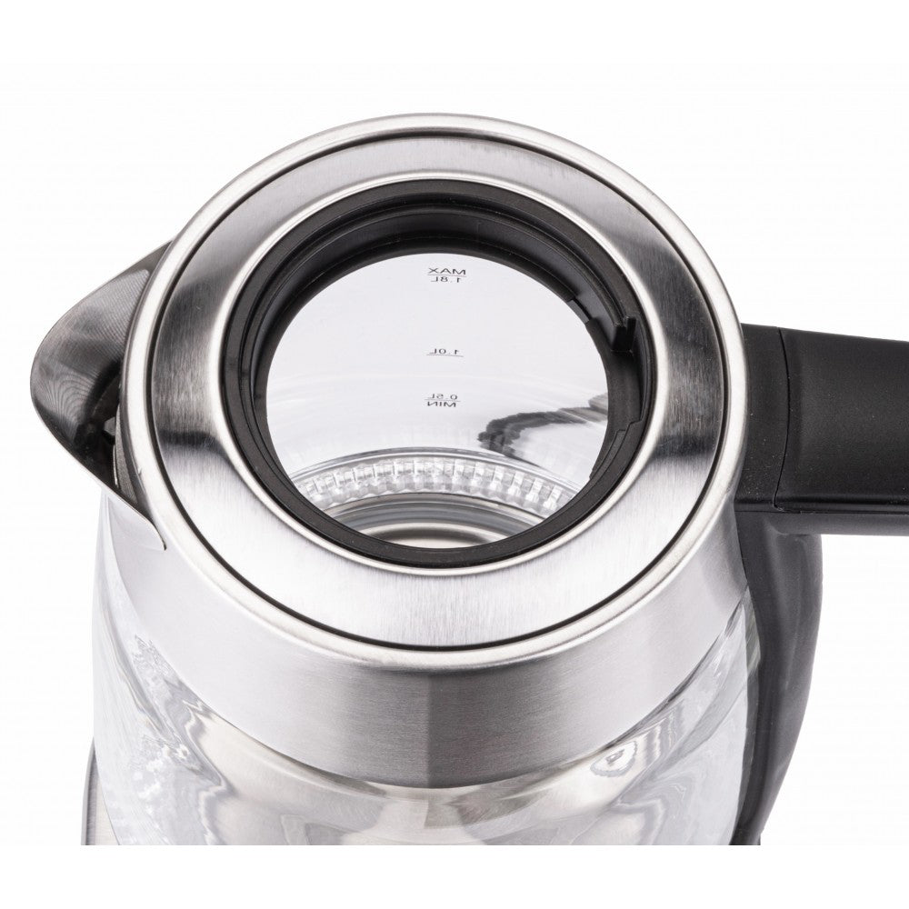 Ceainic cu infuzor din sticla 2200W, Powermat PM-ECB-18-GRGBT