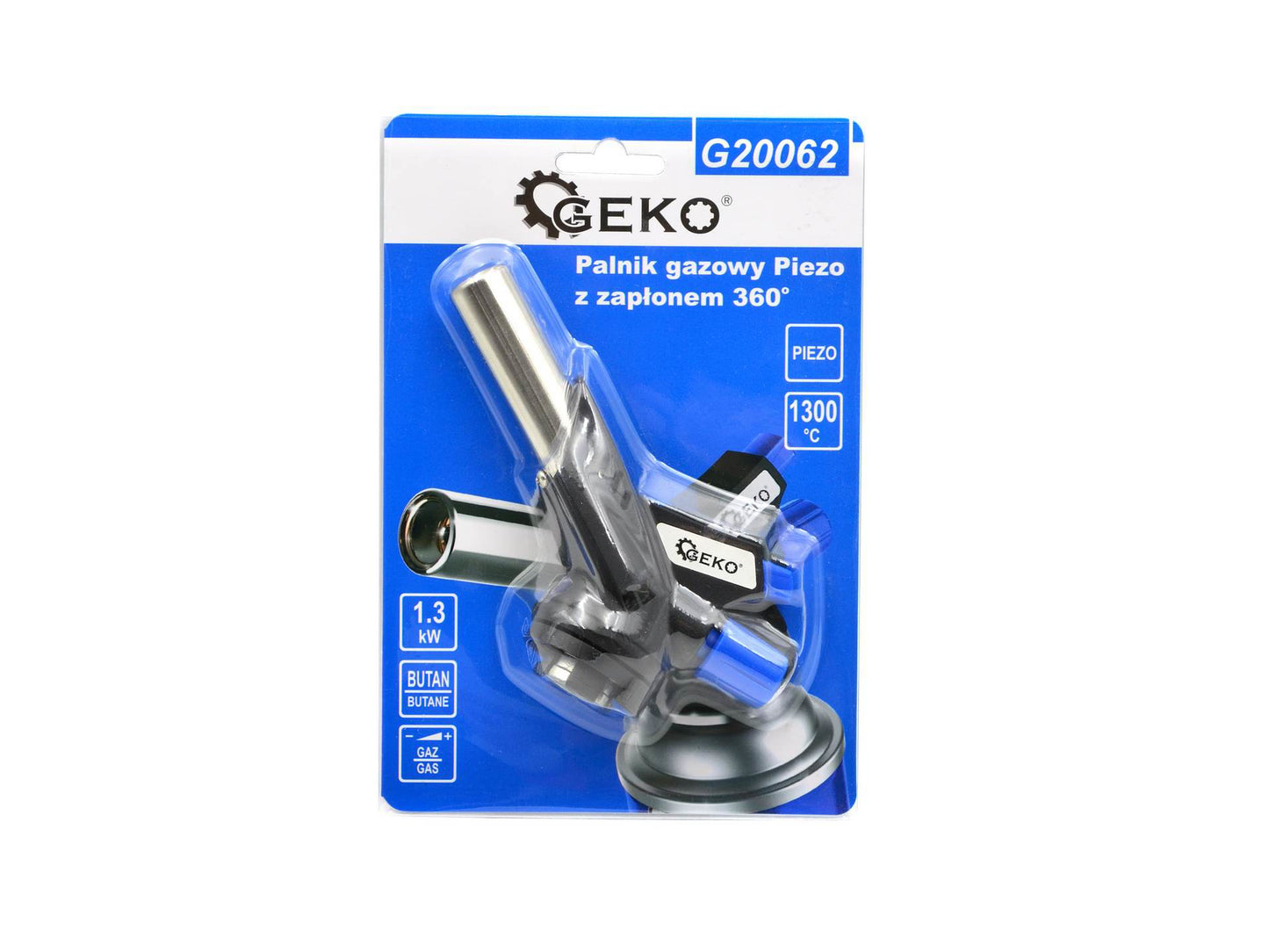 Arzător pe gaz cu aprindere 360 grade, GEKO G20062