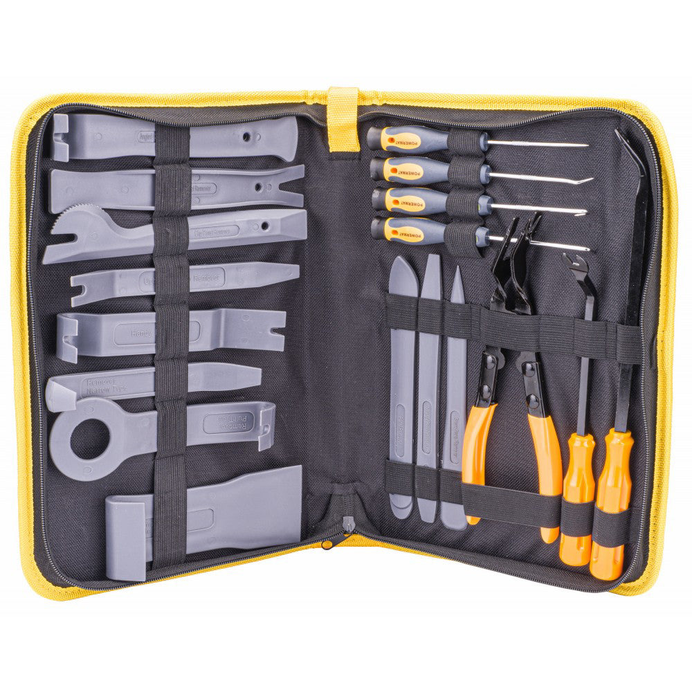 Set de extragere tapițerie 38 elemente, Powermat PM-SDT-38T