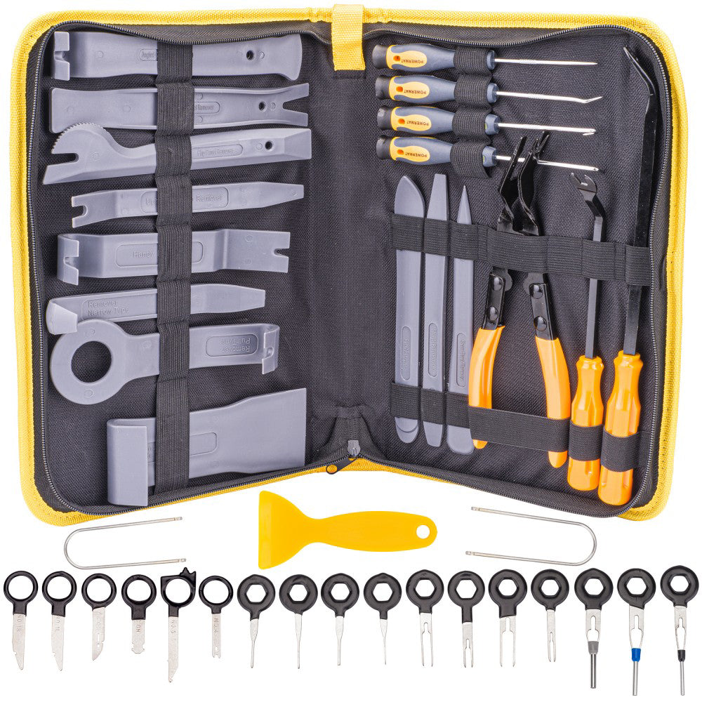 Set de extragere tapițerie 38 elemente, Powermat PM-SDT-38T