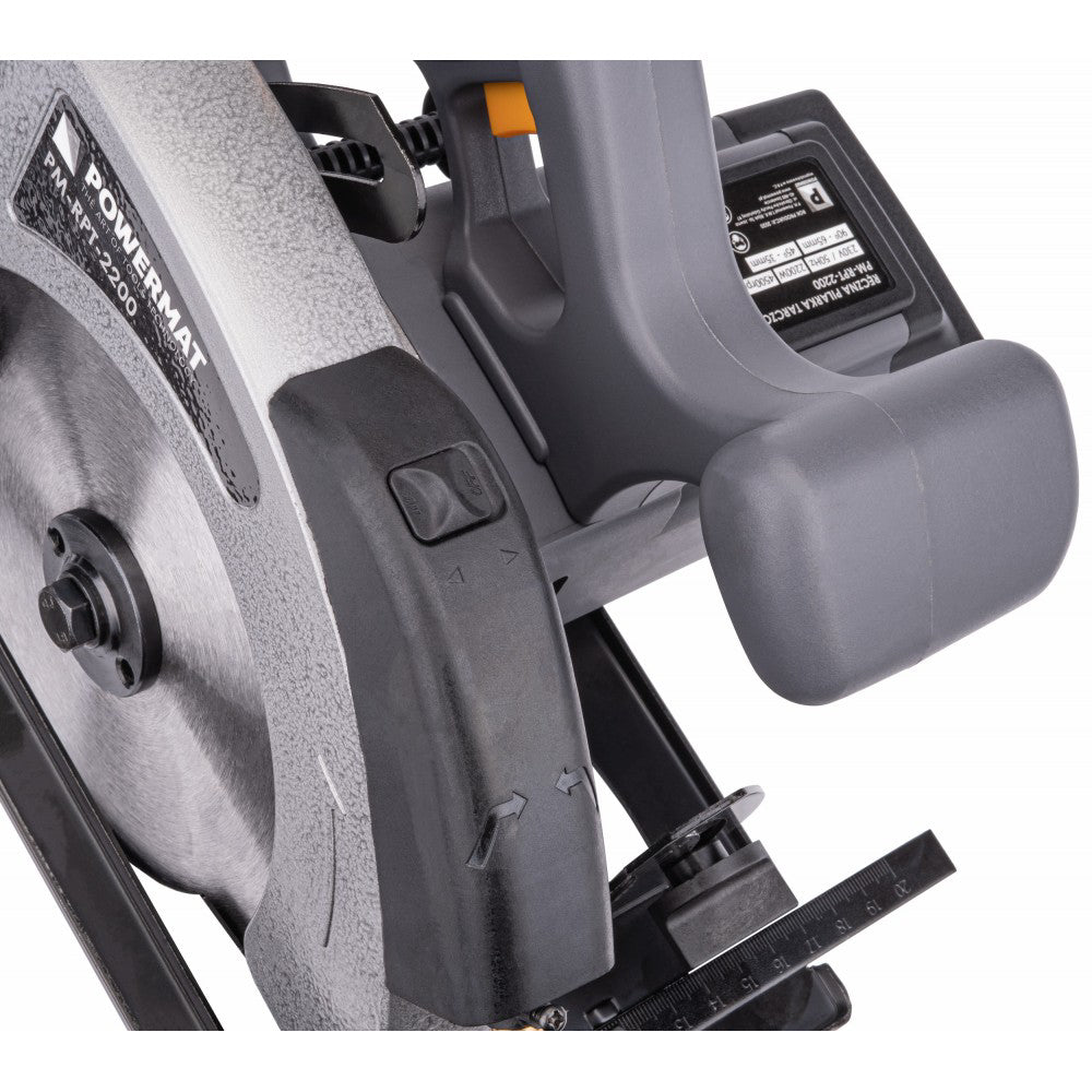 Fierastrau circular 185mm 2200W, Powermat PM-RPT-2200