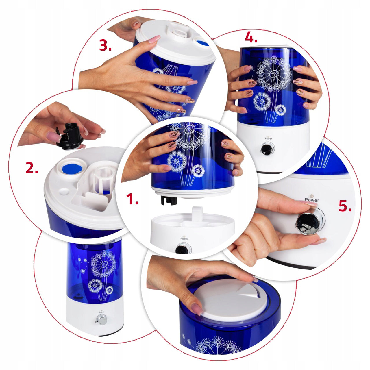 Umidificator cu ultrasunet WT-2200KW, Maltec 106632