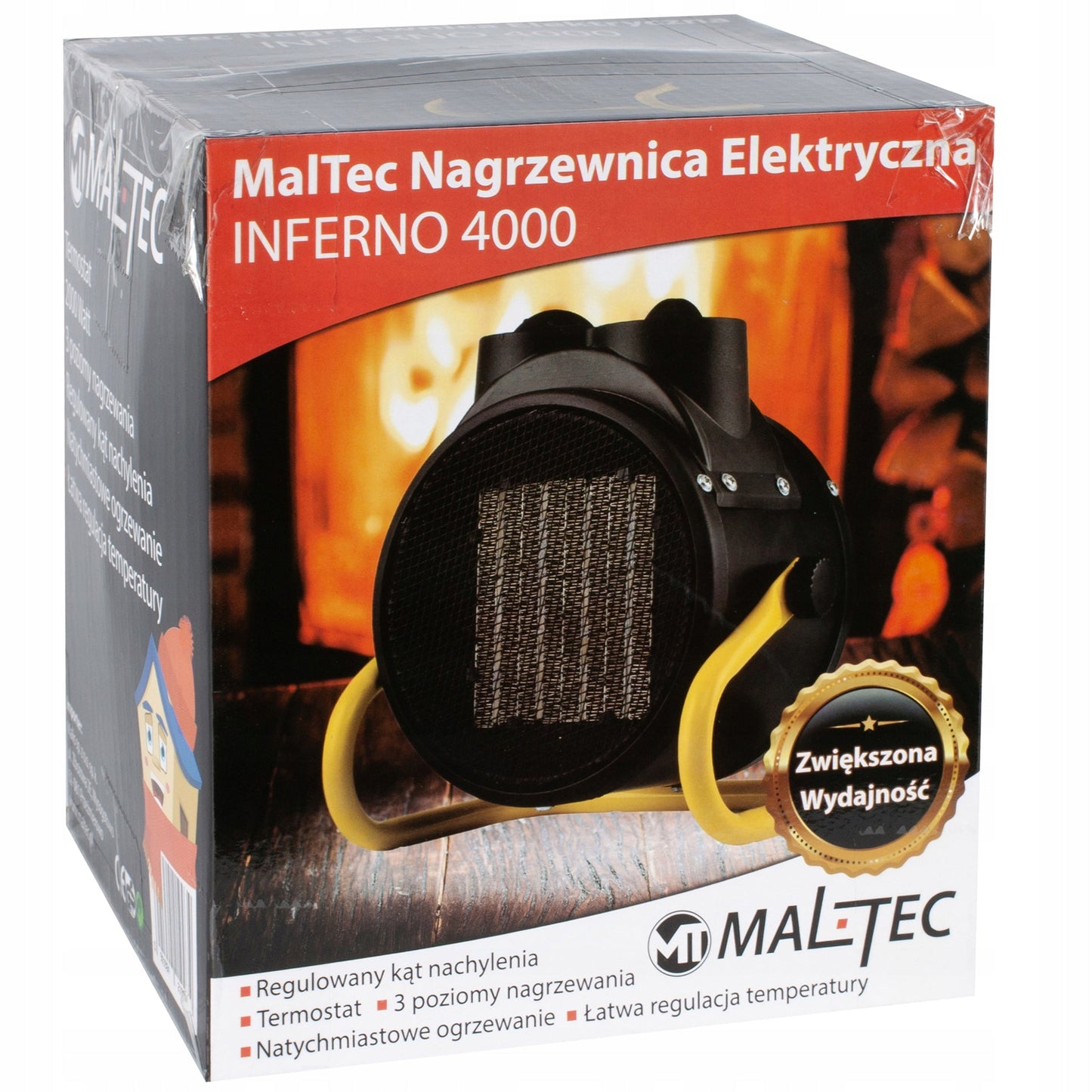 Incalzitor electric INFERNO 4000 2kW, Maltec 107958