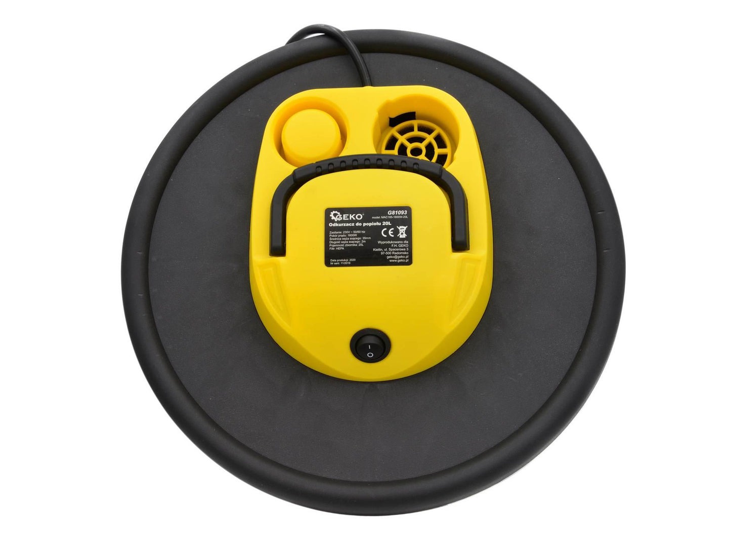 Aspirator pentru cenusa 20L 1200W, GEKO G81093