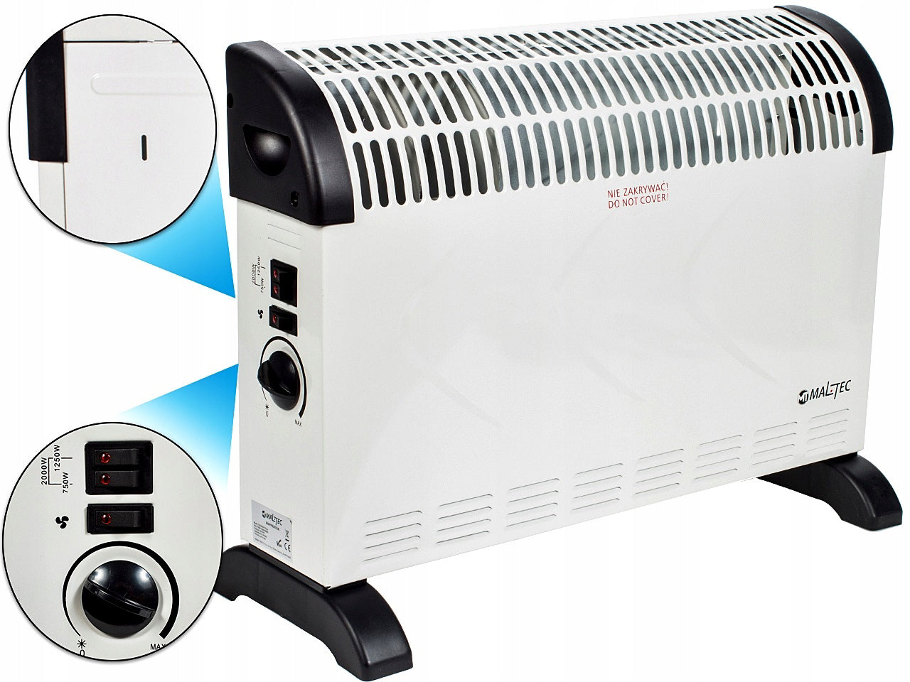 Aeroterma pentru incalzire CH2500DW Turbo, Maltec 101548