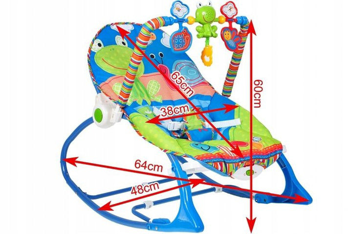 Balansoar pentru copii Broscuta, Malplay 101456