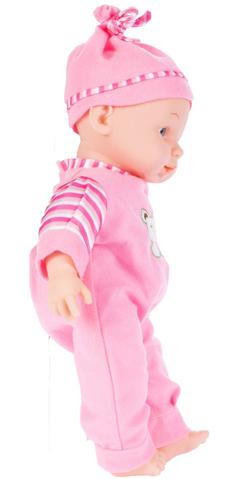 Papusa bebelus cu sunet 34cm, Malplay 101297