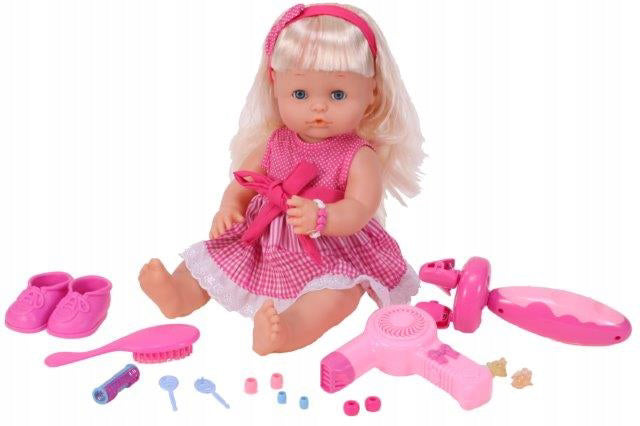 Papusa ANKA cu accesorii pentru par, Malplay 101375