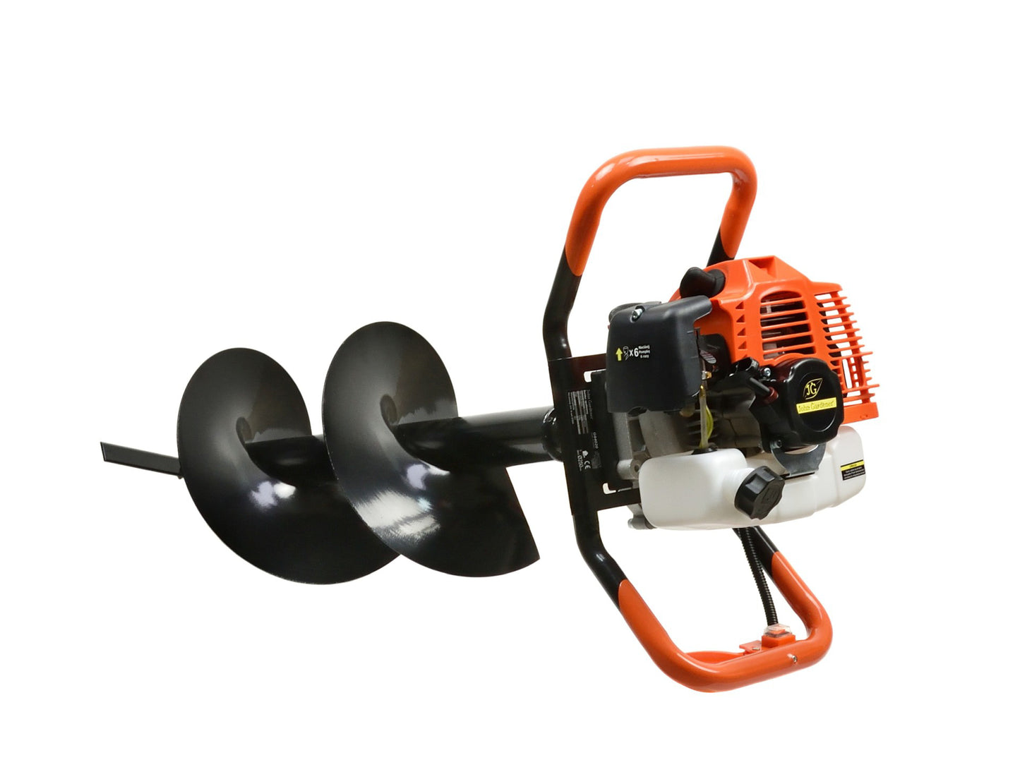 Foreza de pământ cu 3 burghie + adaptor 50cm, Geko G84020