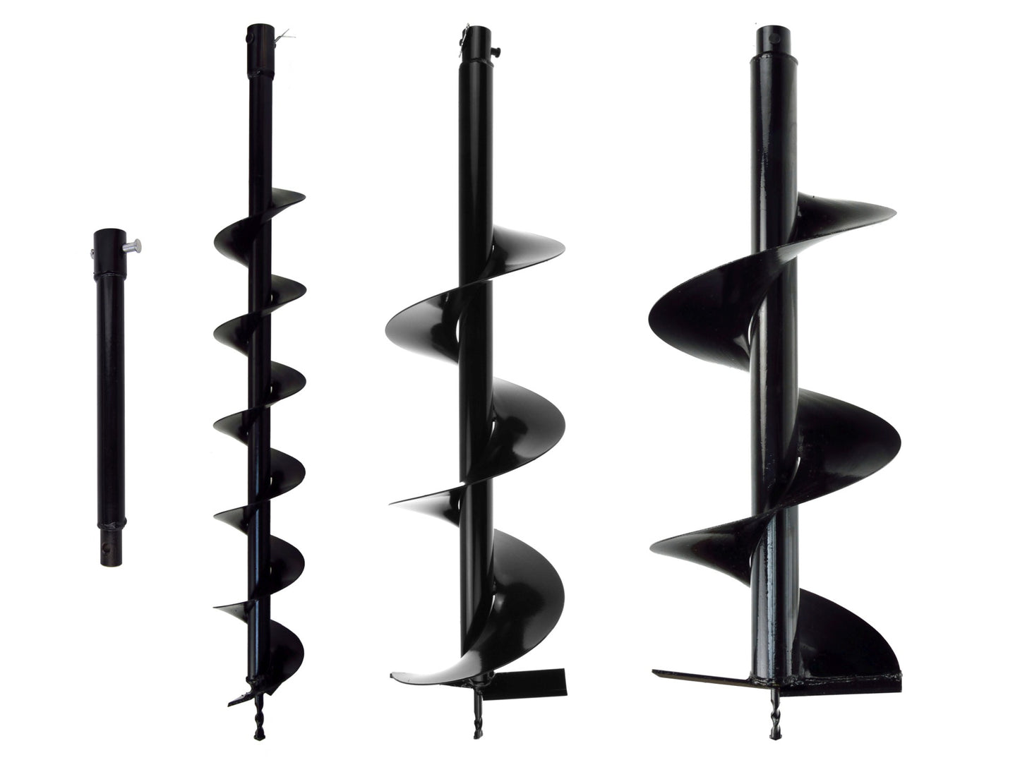 Foreza de pământ cu 3 burghie + adaptor 50cm, Geko G84020