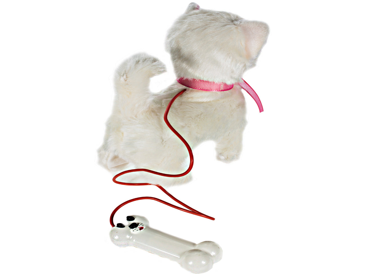 Pisicuță albă cu lesă, Malplay 106617