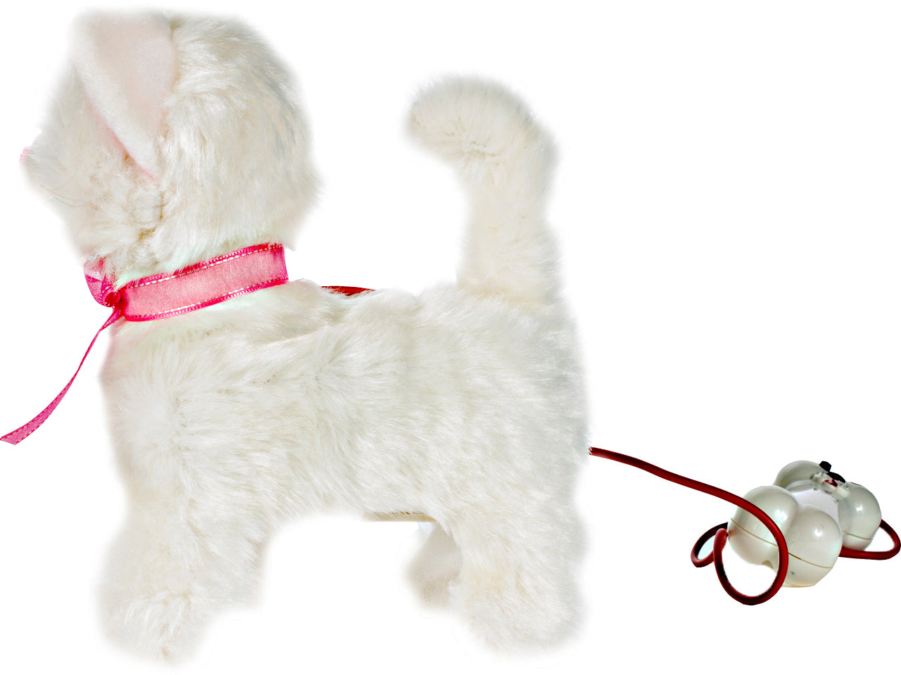 Pisicuță albă cu lesă, Malplay 106617