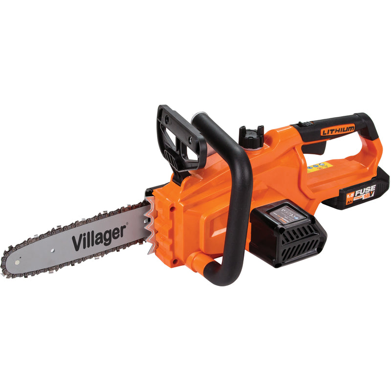 Motofierăstrău cu lanț pe acumulator FUSE VBT 1020 (fără baterie și încărcător), Villager