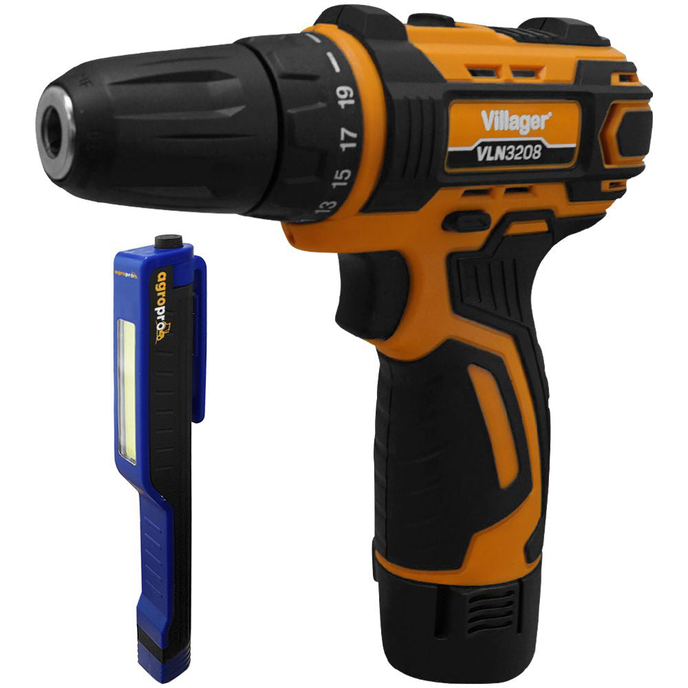 Masina de gaurit/insurubat cu acumulator VLN 3208, Villager