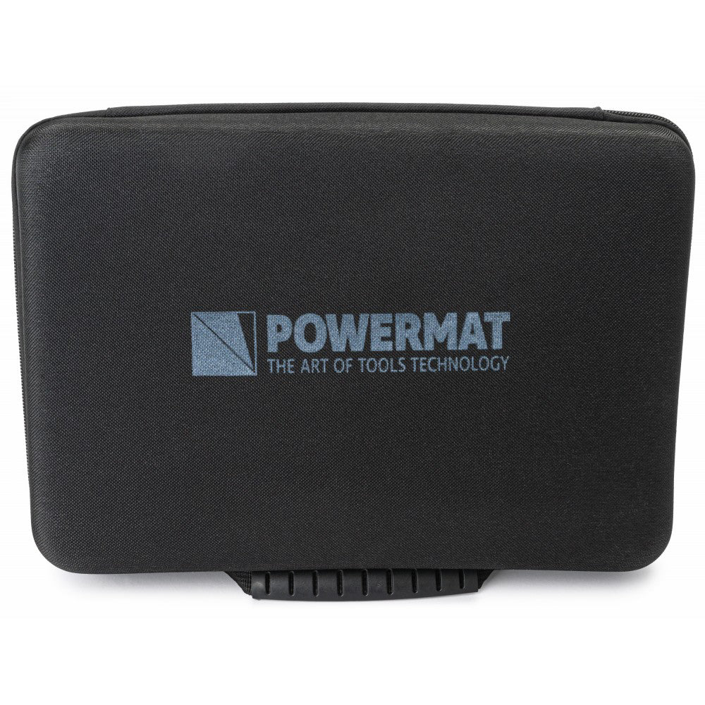 Pistol de masaj (1800mAh) + 6 capete POWERMAT PM-MAS-1800BM
