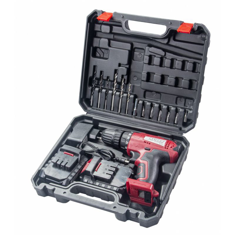 Bormasina cu 2 acumulatori 12V x 1.5 Ah 2 viteze 24Nm RD-CDL34 Raider, 030163