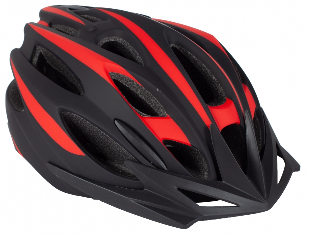 Cască pentru biciclete Sporting BLACK RED, 55-59 cm