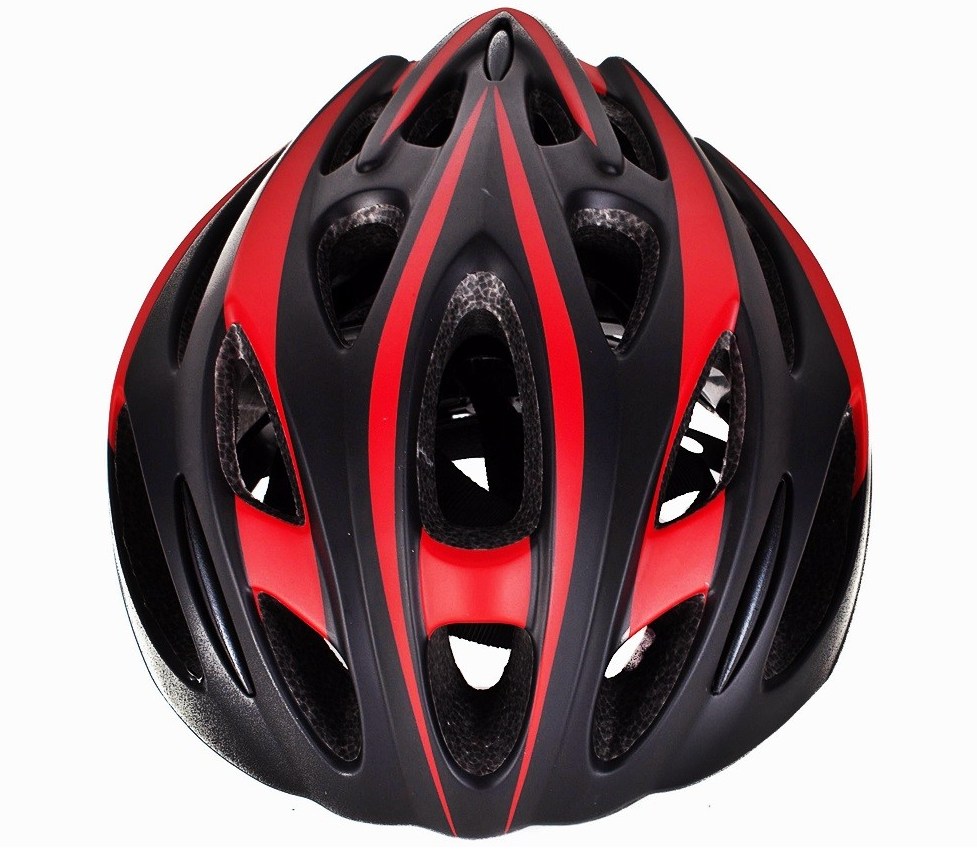 Cască pentru biciclete Sporting BLACK RED, 55-59 cm