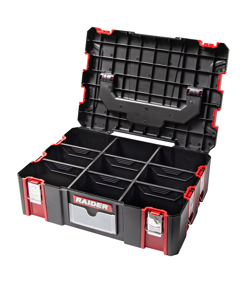 Cutie scule pentru sistem modular mobil 44х32х15cm, Raider, 139610