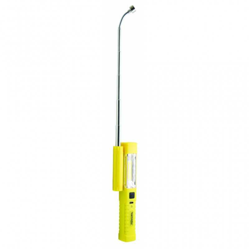 Lampa lucru LED 3W COB+1W cu tija magnetica flexibila, Topmaster, 232501