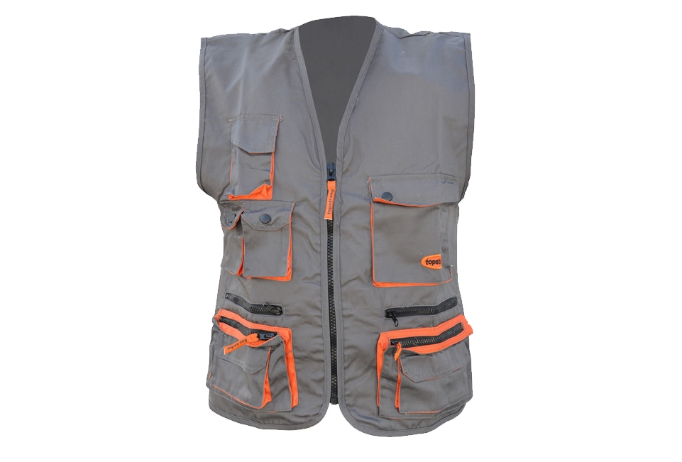 Vesta de lucru polyester / bumbac, marimea L, TopStrong, 130162