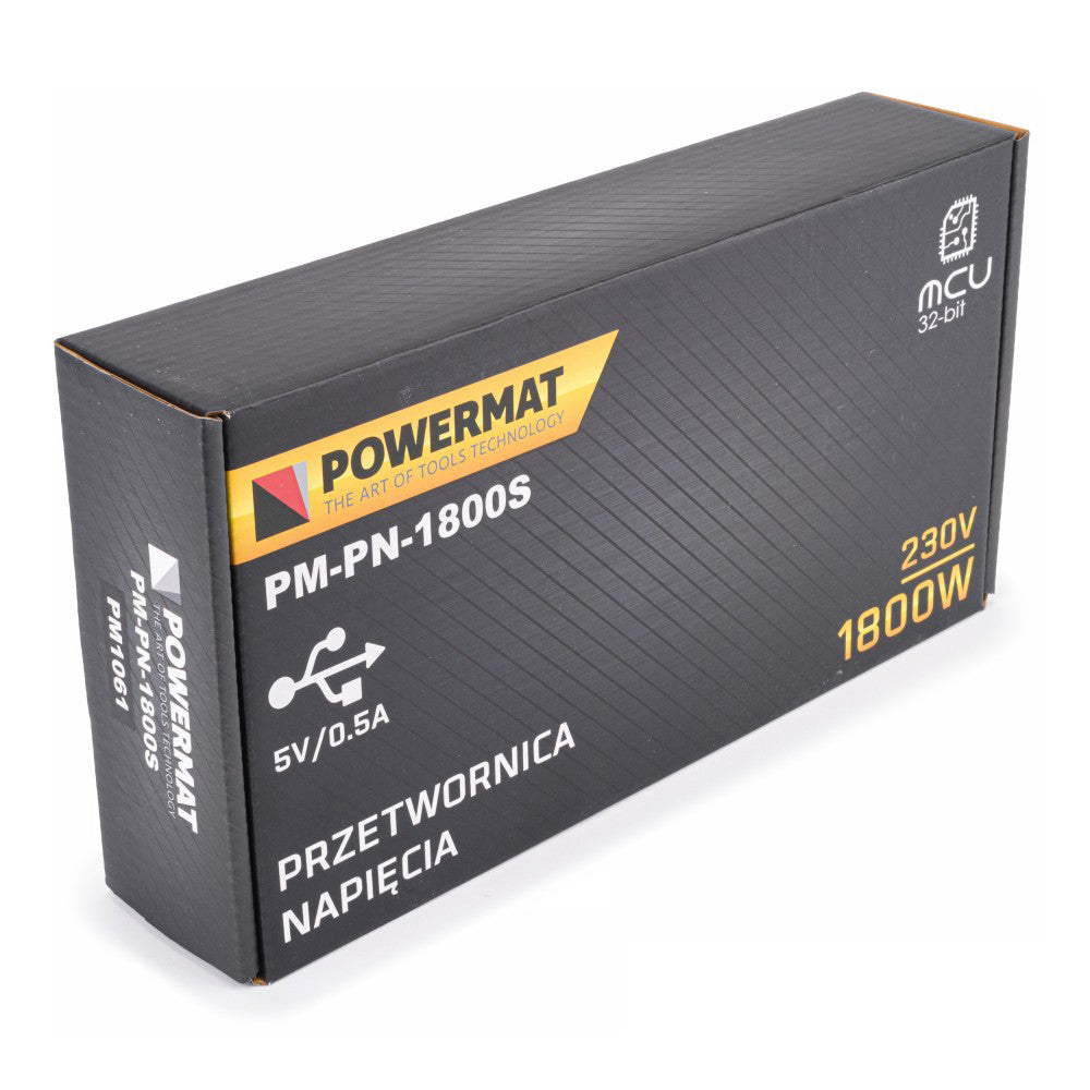 Convertor de tensiune 12V 1800W Powermat PM-PN-1800S PM1061